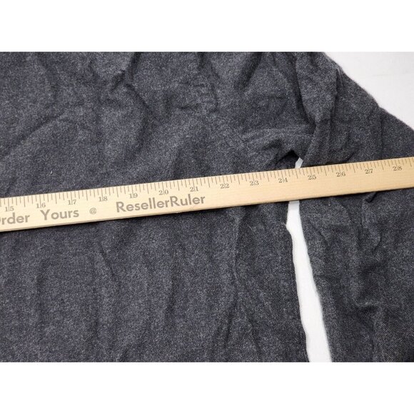 UnTuckit Mens 100% Cotton Long Sleeve Button Down Flannel Shirt Gray Size XL - Picture 6 of 8